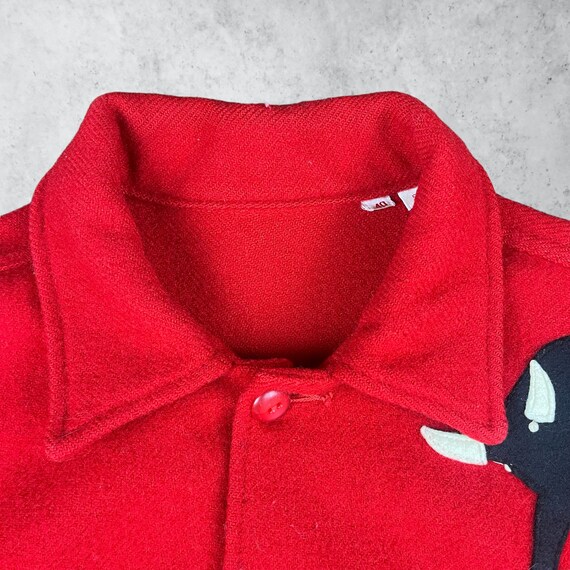 Red BSA Wool Shirt - image 3