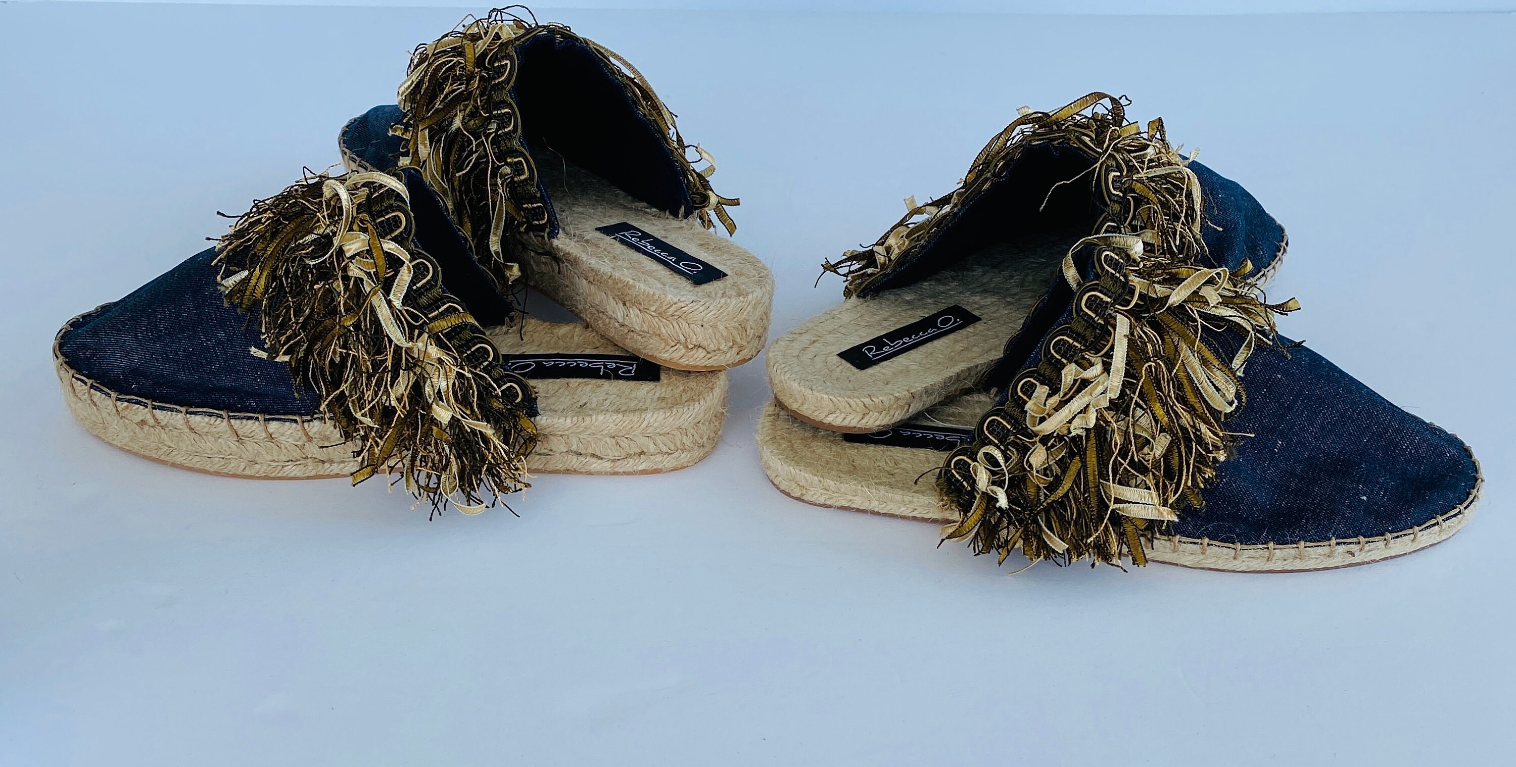 mens denim sandals