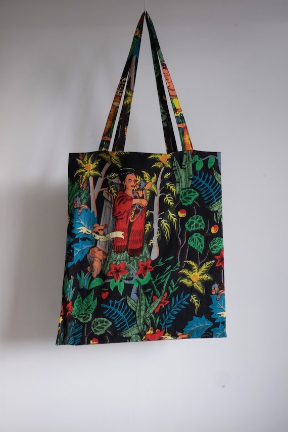 Frida Kahlo Embroidered Tote Bag | Embroidered tote bag, Embroidered tote,  Bags