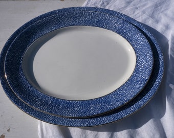 Antique Meat Plate Tableware, Antique Serving Platter, Antique Transferware