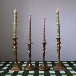 Antique Brass Candlestick Holder, Victorian Chamberstick Holder