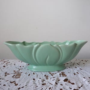 Vintage Art Nouveau Turquoise Mantle Vase