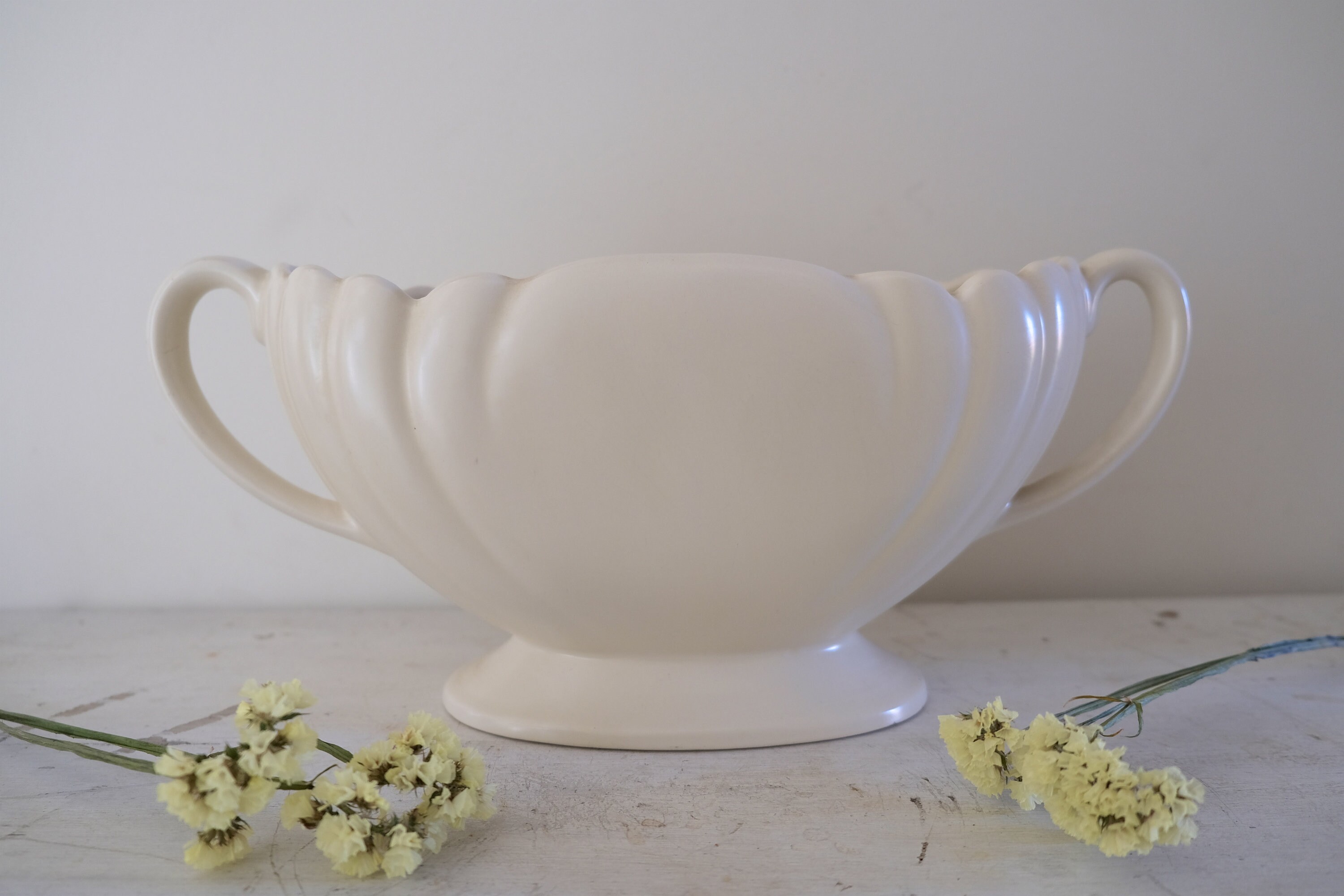 Vintage Mantle Vase with Twin Handle Vintage Dartmouth Vase Etsy