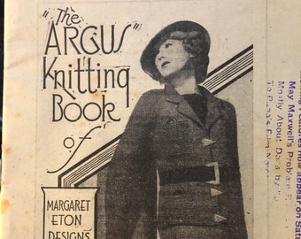 PDF Argus Knitting Book Modelli di maglieria degli anni '30