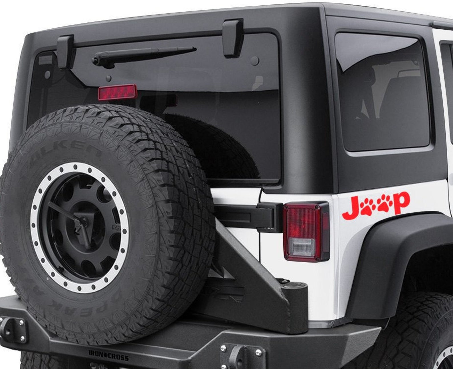 Jeep Dog Paw Prints Jeep Paws Jeep Decal Jeep Dog Lover Etsy