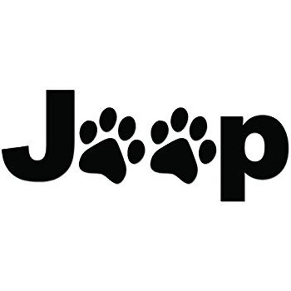 Jeep Dog Paw Prints Jeep Paws Jeep Decal Jeep Dog Lover | Etsy