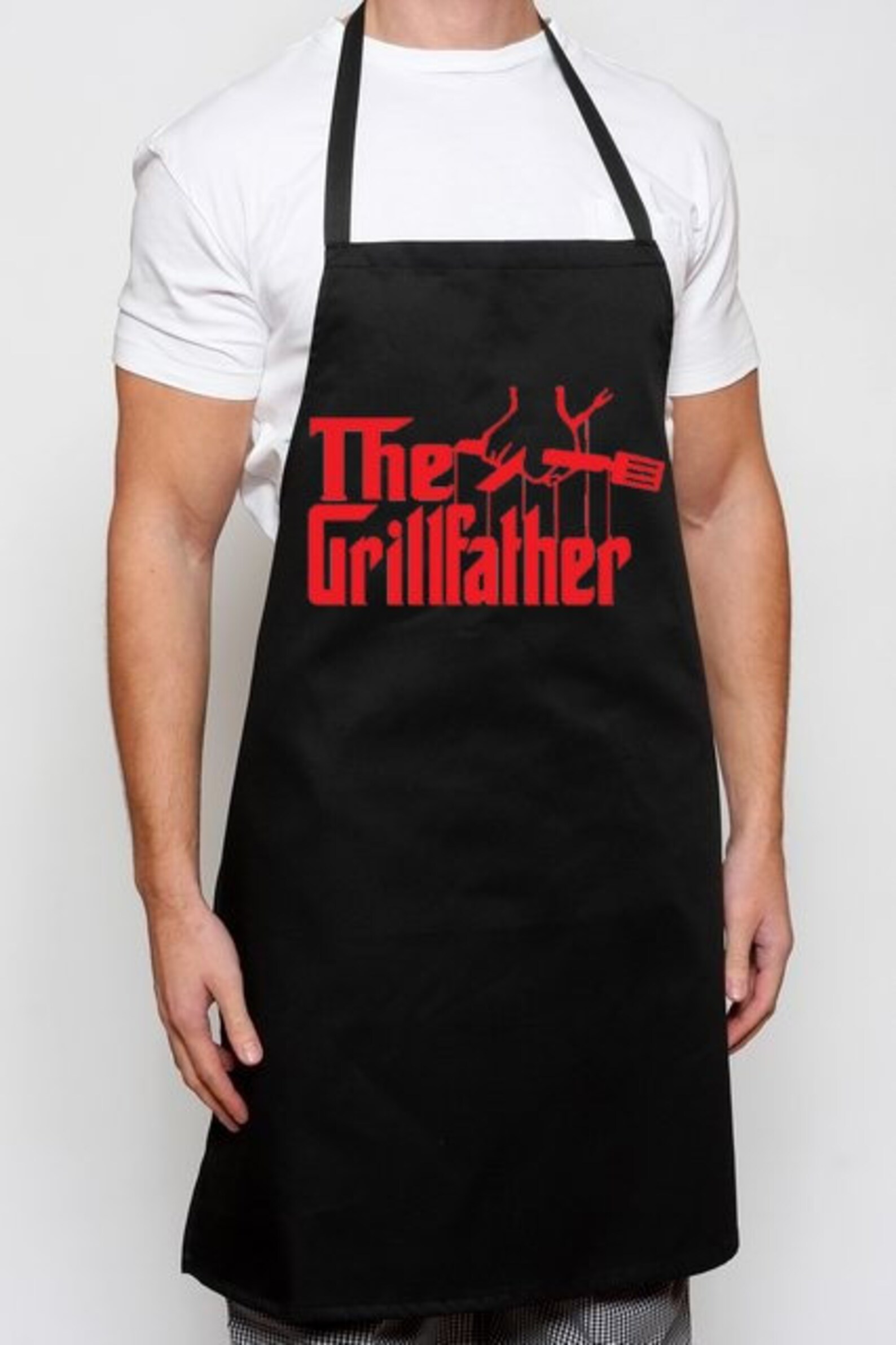The Grill Father Apron Cooking Apron Grilling Apron Etsy