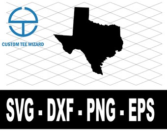 Texas State SVG Files | Texas Silhouette Cut Files | United States of ...