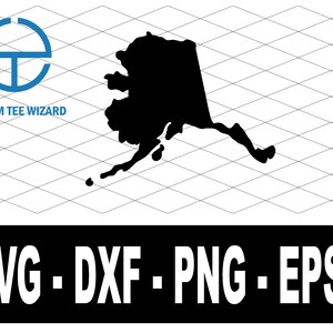 Alaska SVG File | Alaska Cut File | Alaska Map Shape Clip Art | United States of America Vector File | Alaska Outline Shape