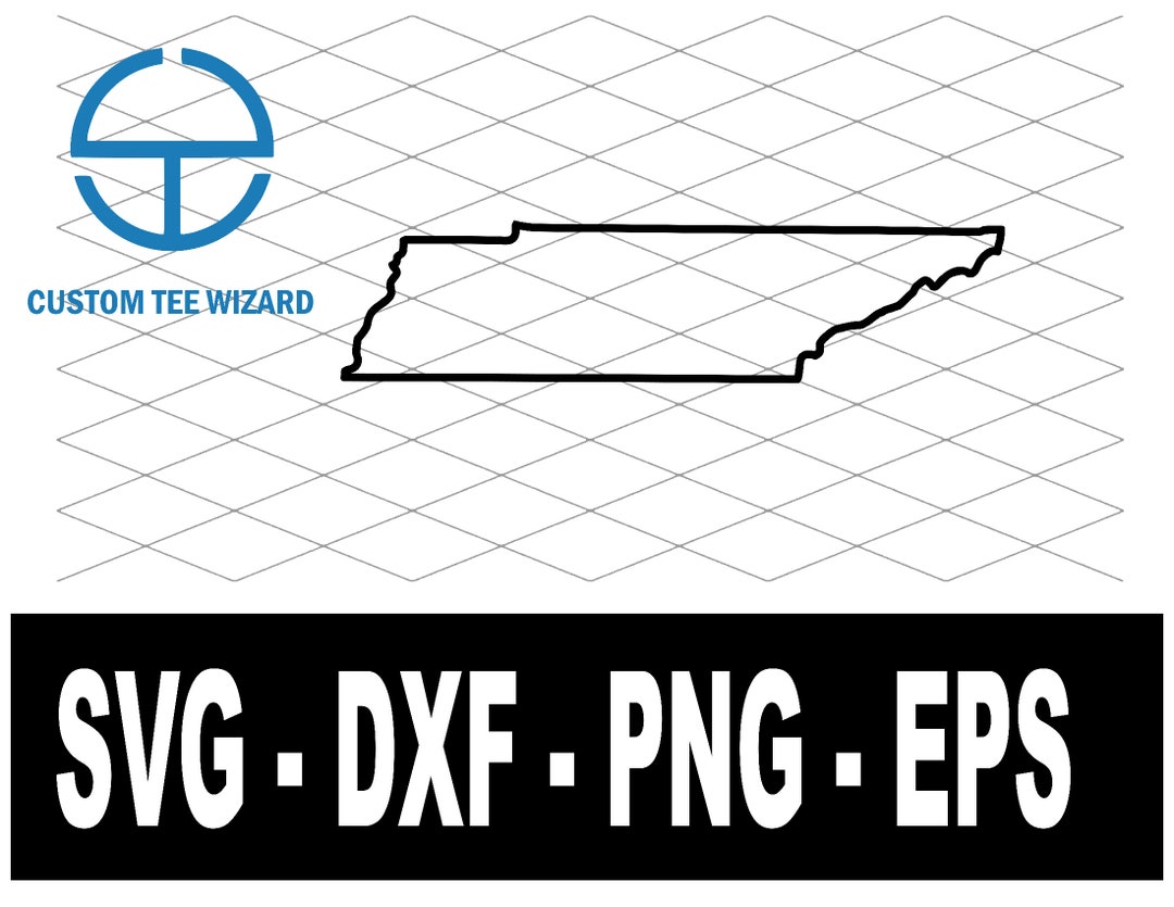 Tennessee SVG File | Tennessee Cut File | Tennessee Map Shape Clip Art ...