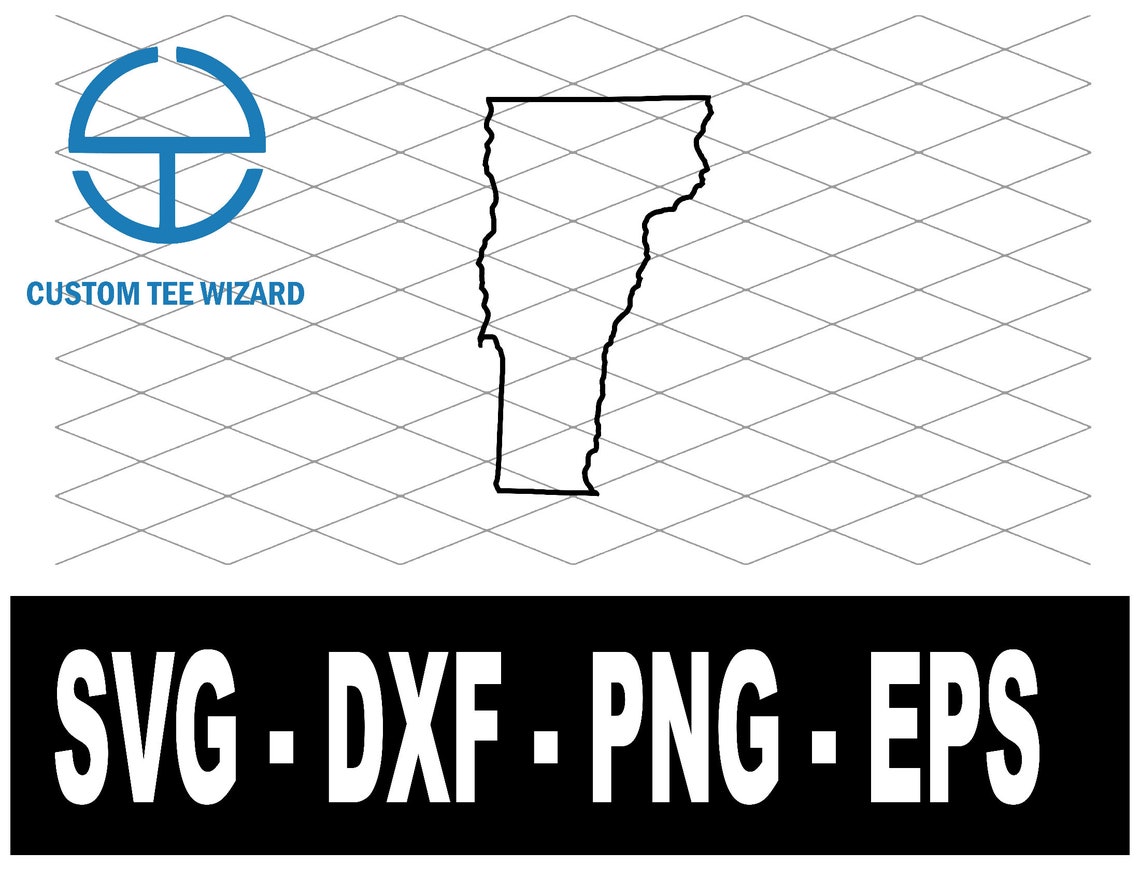 Vermont SVG File | Vermont Cut File | Vermont Map Shape Clip Art ...