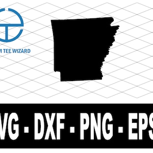 Arkansas SVG-bestand | Arkansas gesneden bestand | Arkansas kaart vorm illustraties | Vectorbestand Verenigde Staten van Amerika | Arkansas omtrekvorm