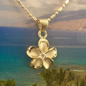 Details about   14k 14kt White Gold   Beaded & Polished Plumeria Flower Charm PENDANT 21.35 mm 