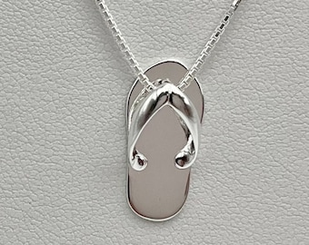 Island Gifts, Flip Flop Necklace, Aloha Jewelry, Slipper Necklace, Beach Jewelry, Tropical necklace, Hawaiian jewelry, Made In Hawaii