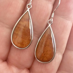 Koa Wood Earrings, Teardrop Jewelry, Pele’s Tears, Hawaiian Earrings, Koa Wood, Hawaiian Jewelry, Wood Jewelry, Made In Hawaii, Hawaii, Gift