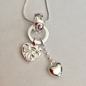 Hawaiian Heirloom, Heart Jewelry, Hawaiian jewelry, Love jewelry, Hawaiian necklace, Made In Hawaii, Friendship Jewelry, Hawaiian Heritage