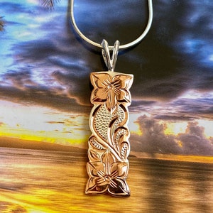 Aloha Jewelry, Island Heritage, Hawaiian Heirloom, Hawaiian Heritage, Rose Gold, Hawaiian jewelry, Made In Hawaii, Hawaiian necklace