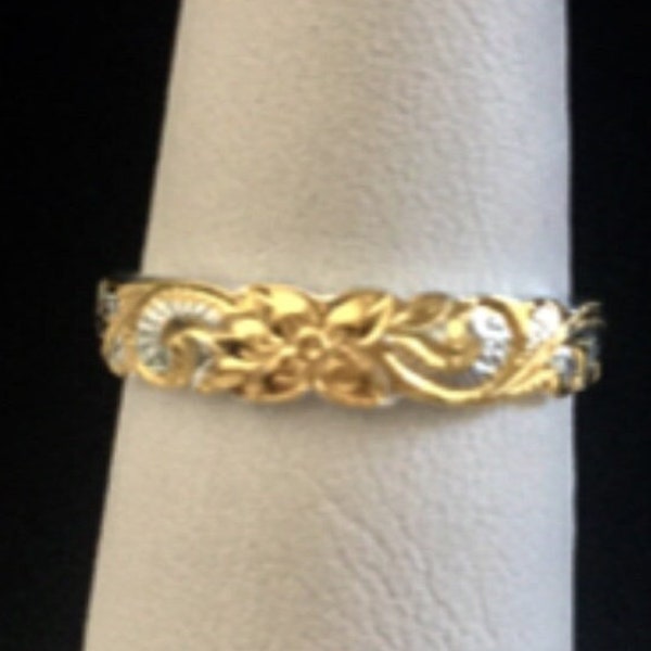 Sterling Silver Engraved Hawaiian Heirloom Toe Ring, Hawaiian jewelry, Hawaiian Toe Ring, Hawaiian Heritage, Beach Jewelry, Hawaiian Gifts