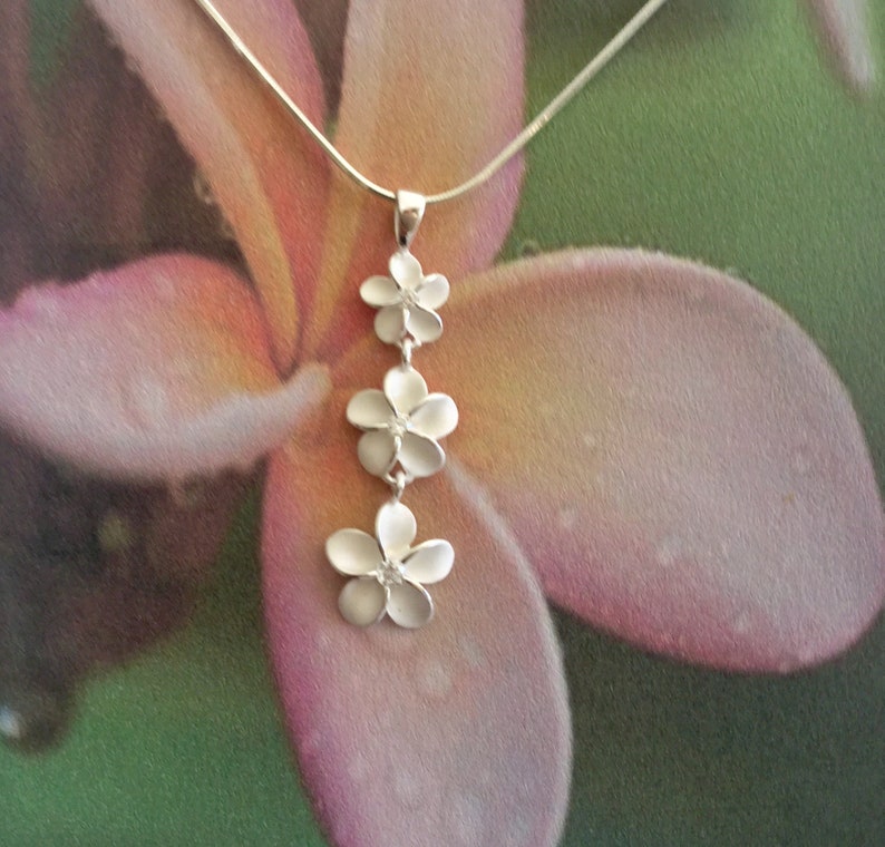 Plumeria Necklace Plumeria Jewelry Hawaiian Jewelry Flower Etsy Ireland