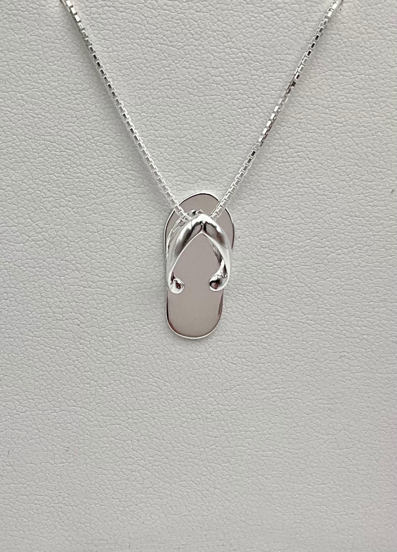 Hawaiian flip flop necklace best sale