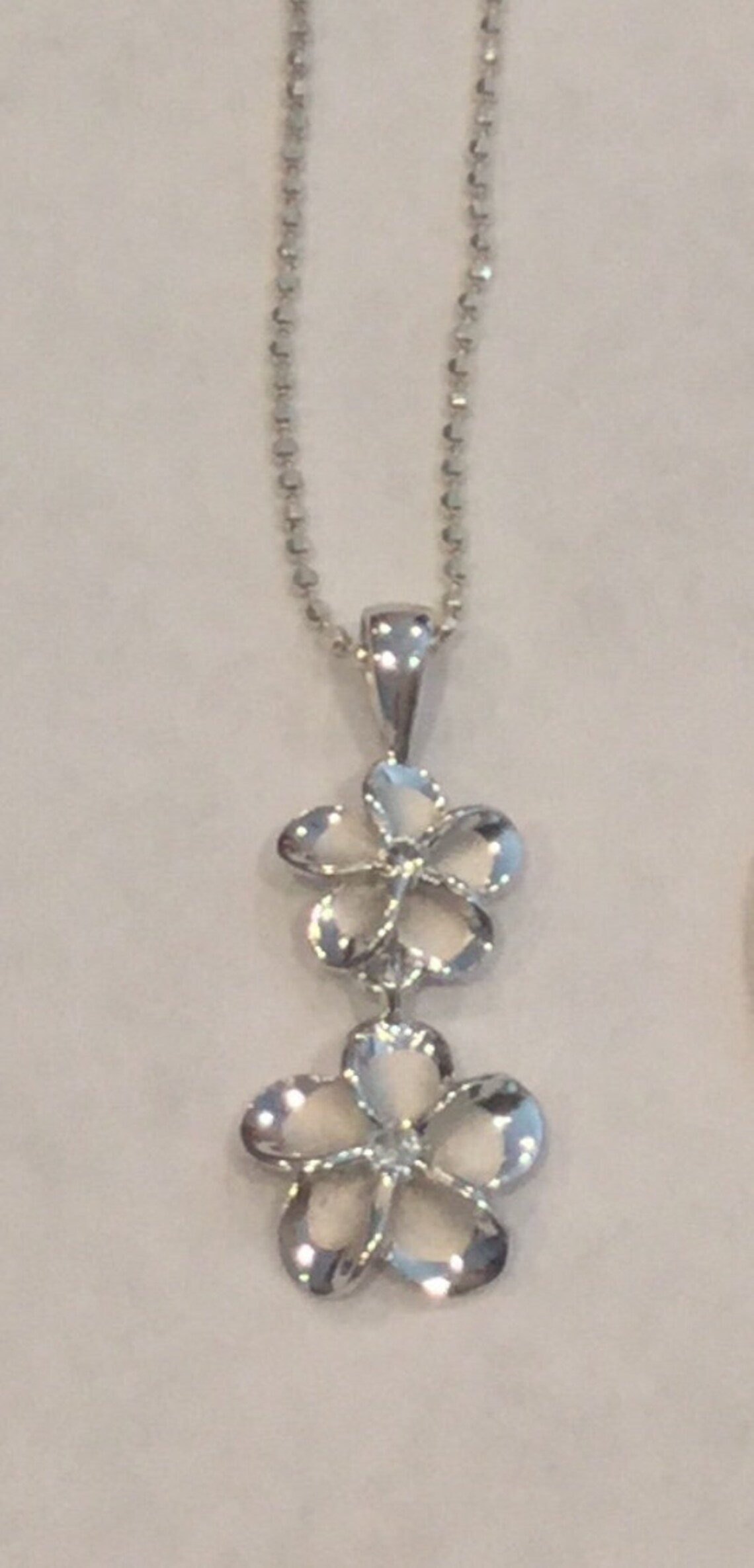 Plumeria Jewelry Pua Melia Lei Hawaiian necklace Flower Etsy