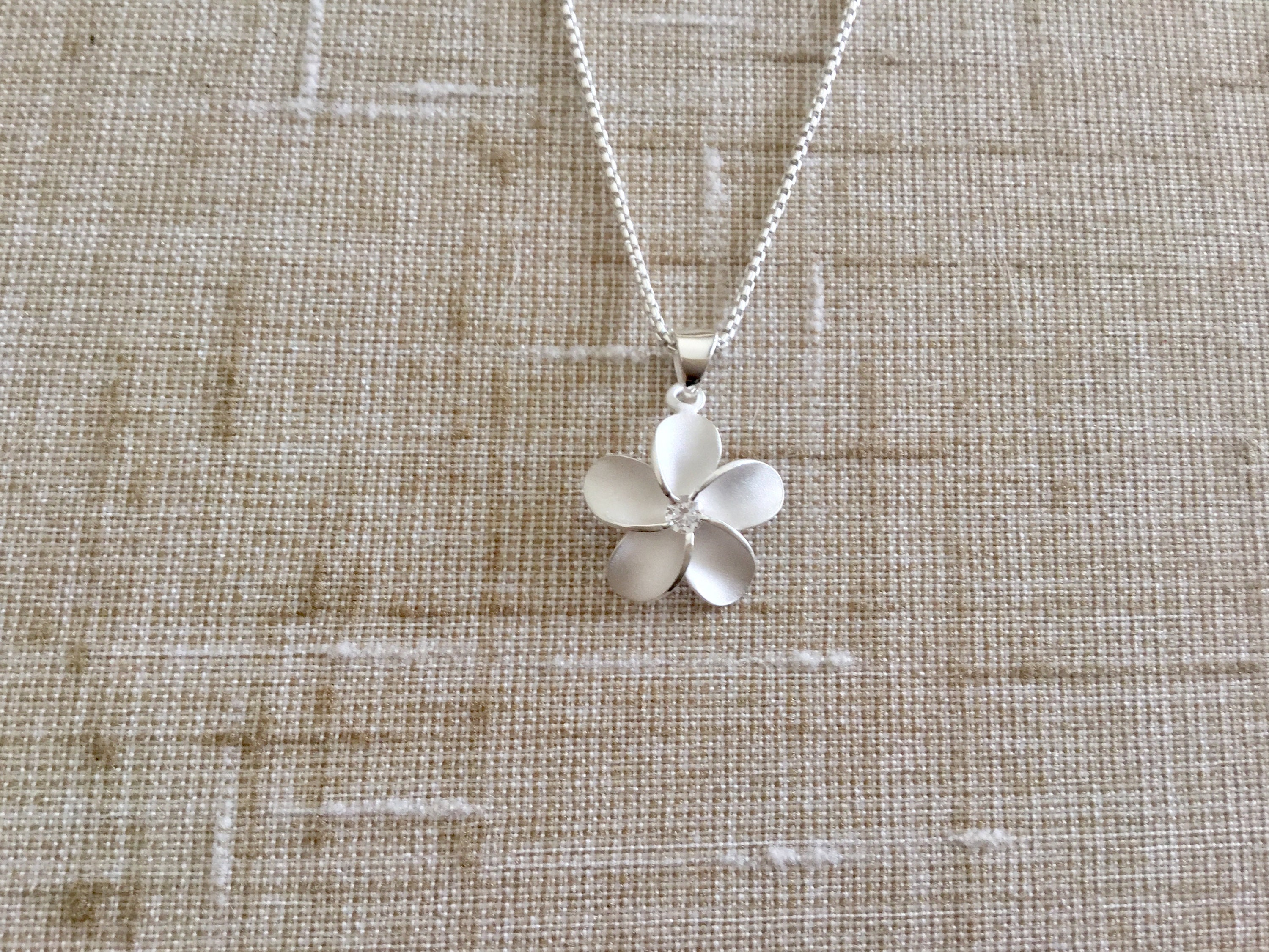 Flower Necklace Plumeria Necklace Hawaiian jewelry Plumeria Etsy