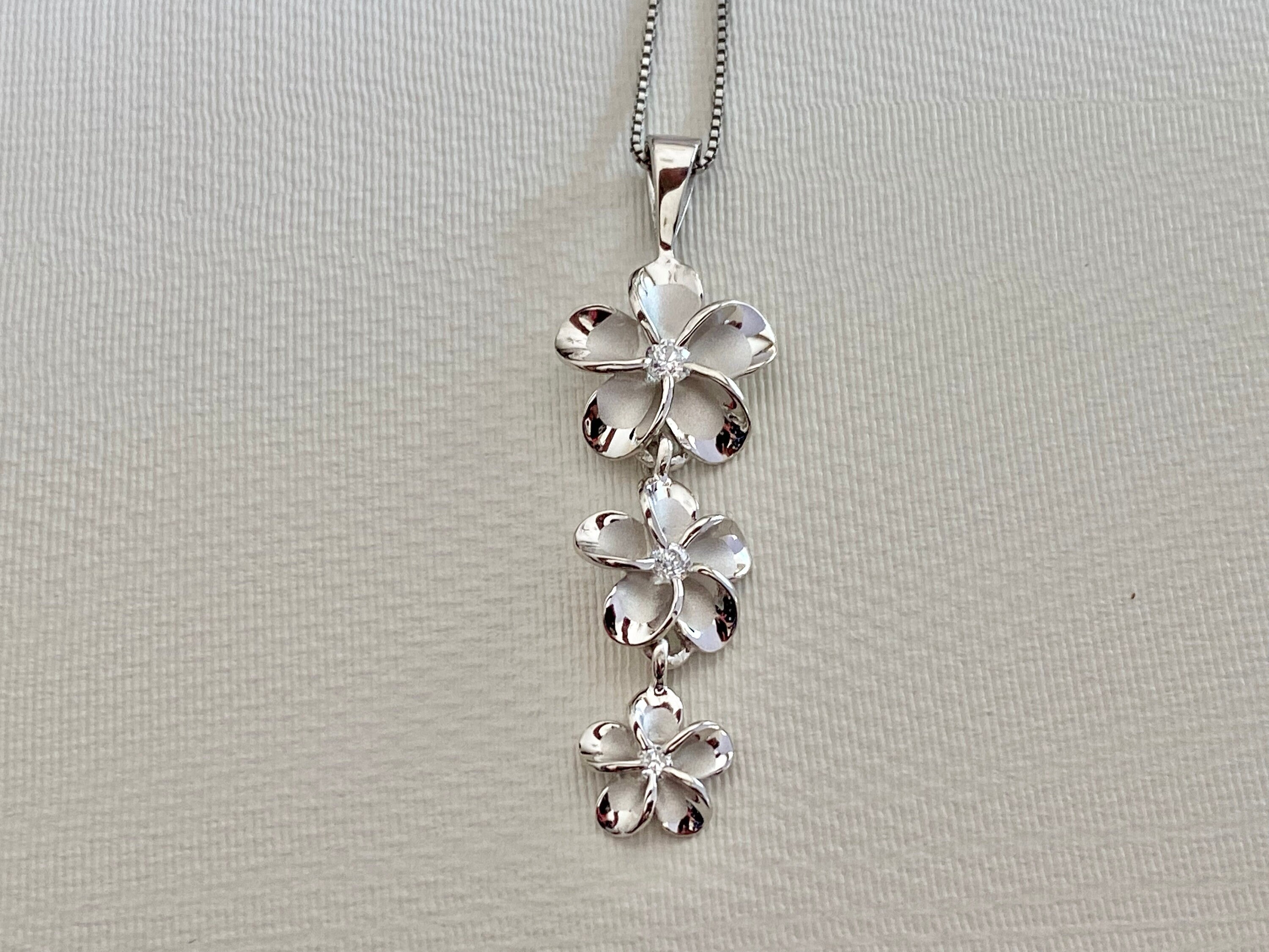 thumbnail image 2 of .925 Sterling Silver Aloha Tag Pendant Necklace – 18" Chain – Classic Hawaiian Design – Unbranded 2 of 6