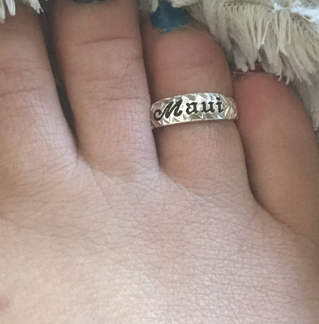 Sterling Silver Maui Toe Ring, Maui Jewelry, Maui Island, Hawaii