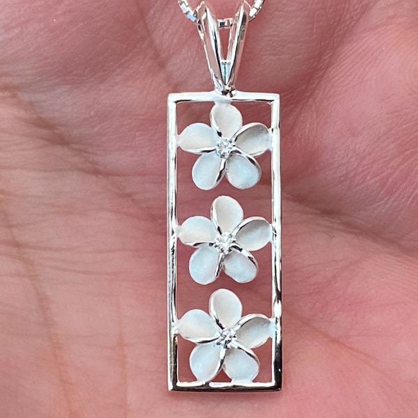 Joyería Plumeria, collar hawaiano, joyería de flores, Ekolu Pua Melia, joyería Aloha, joyería hawaiana, hecho en Hawái, collar Plumeria