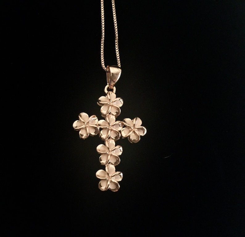 Cross Jewelry Religious Jewelry Sterling Silver Rose Gold Etsy