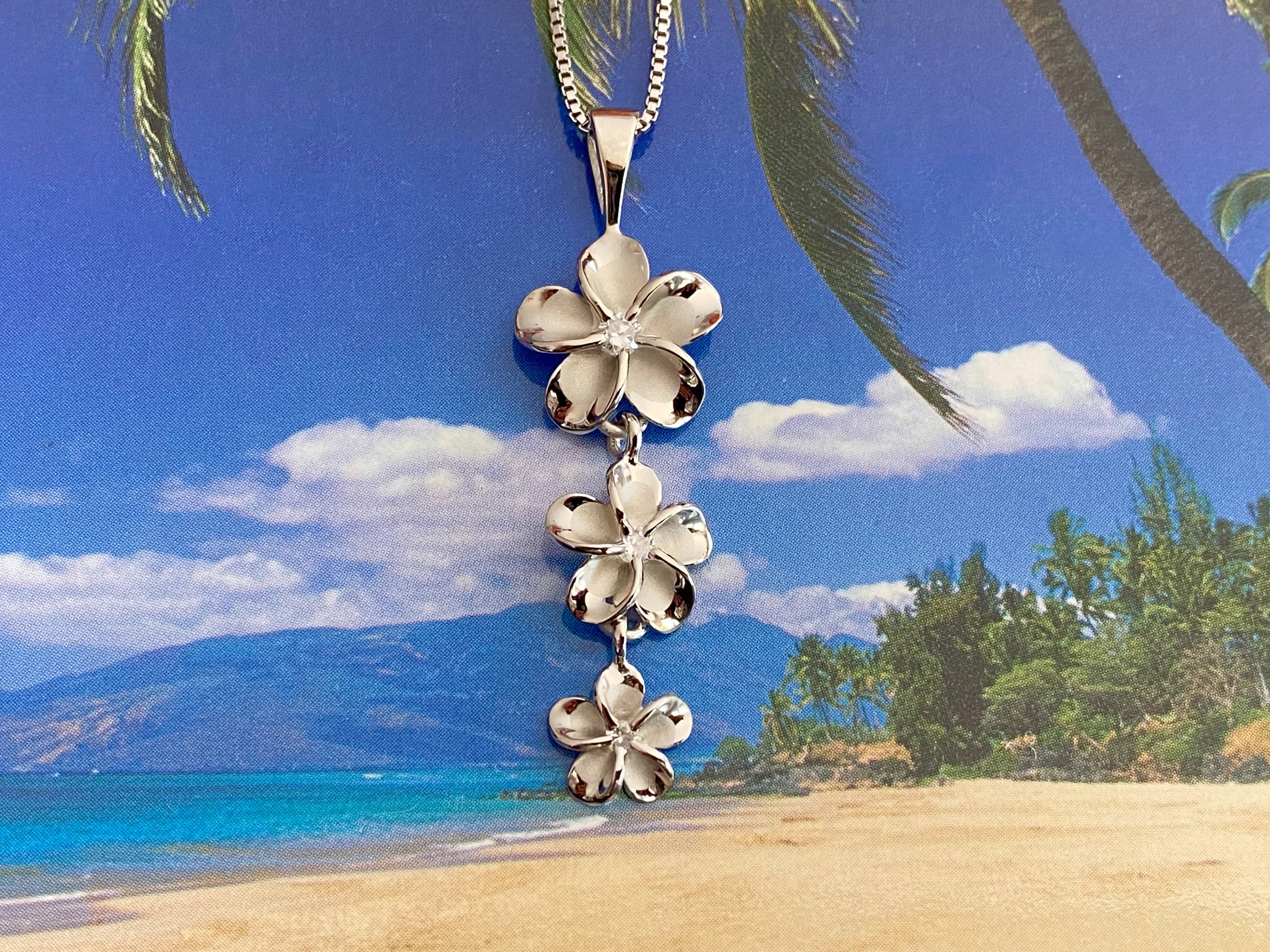 Plumeria Jewelry Plumeria Pendant Made In Hawaii Flower Etsy