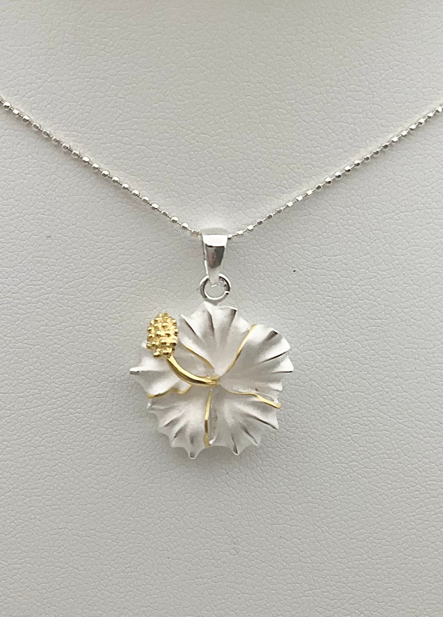 Sterling Silver Bird of Paradise Necklace , Bird of Paradise
