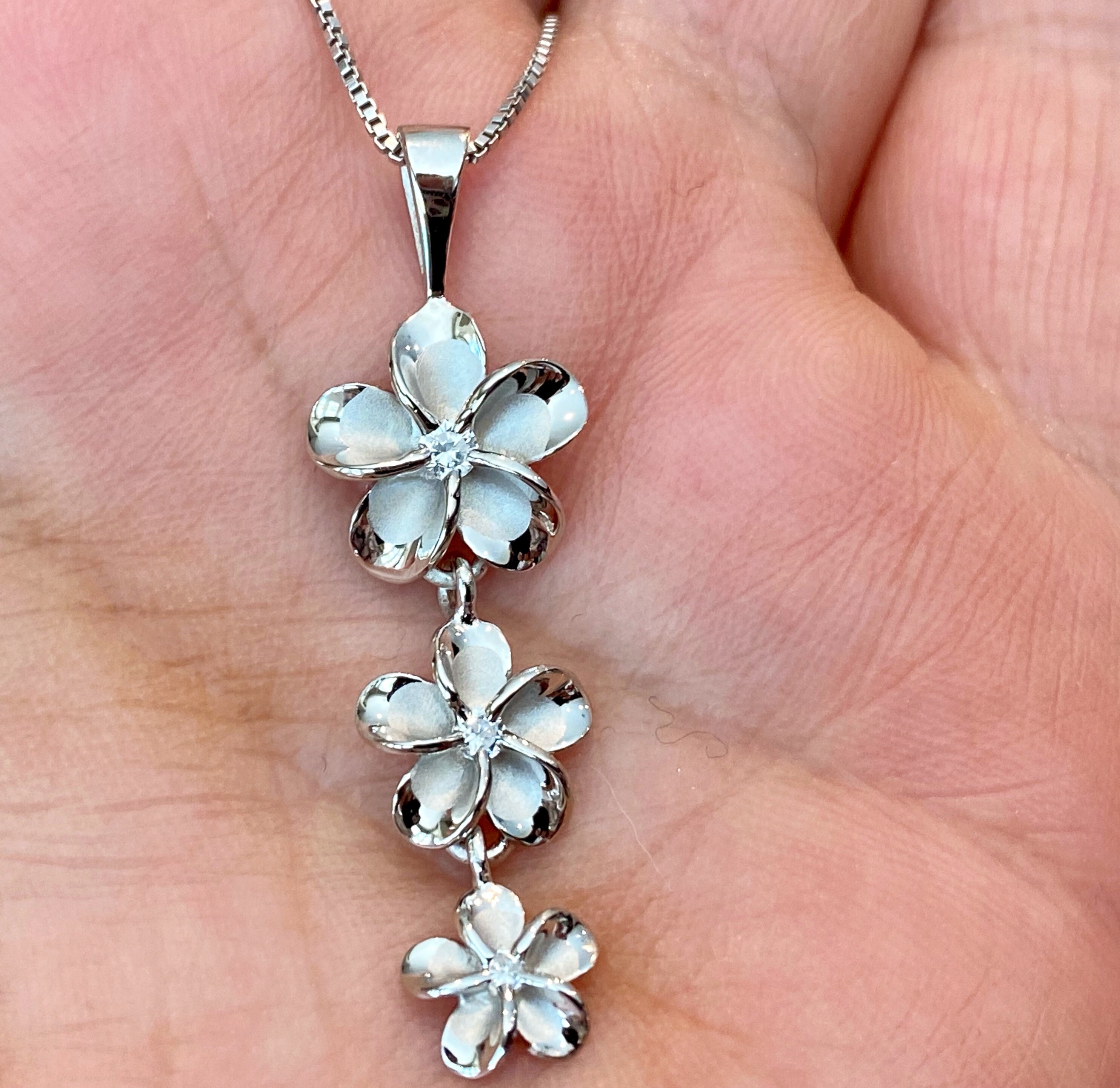 Plumeria Jewelry Plumeria Pendant Made In Hawaii Flower Etsy