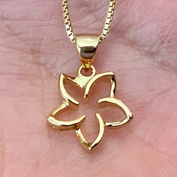 Frangipani Necklace Etsy