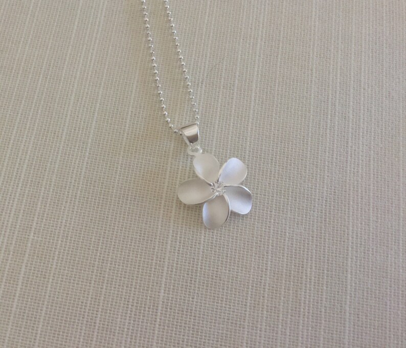 Plumeria Jewelry Plumeria Necklace Hawaiian Necklace Pua Etsy
