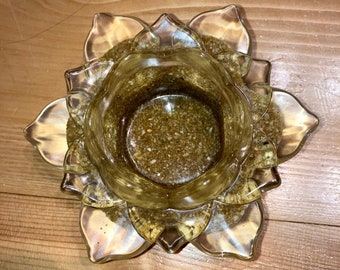 Lotus sable et cristal