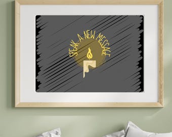 Speak, Digital Print in multiple sizes