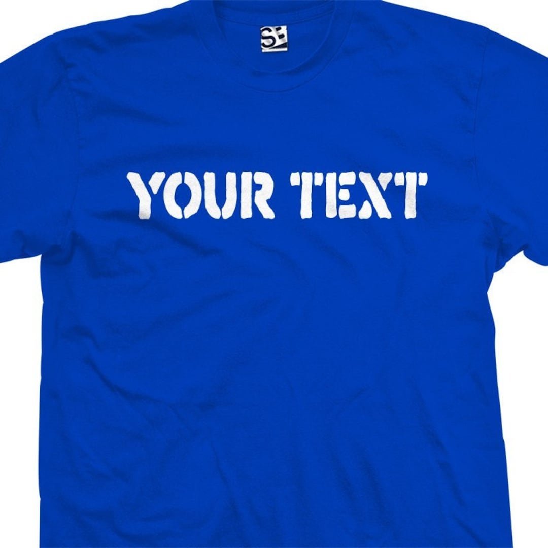 Custom Adult T Shirts - Etsy