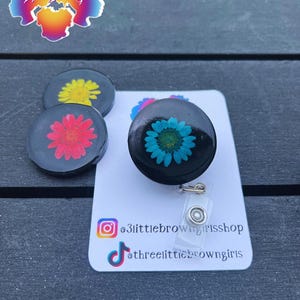 KOSTENLOSER VERSAND-Blumen-Kreis-Abzeichen-Reel Krankenschwester-Abzeichen-Reel Lehrer-Abzeichen-Reel Professionelle Badge Reel Fun Badge Reel