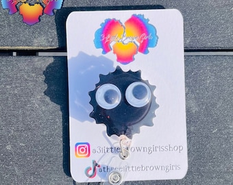 FREE SHIPPING-Monster Badge Reel – Spooky and Stylish Accessory