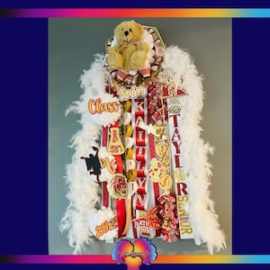Custom Homecoming Mums 2025 2026 Personalized Senior & Underclassmen Mums Texas-Style Mums with Ribbons, Trinkets Lights