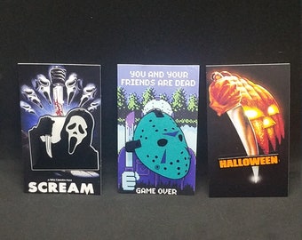 Horror Emaille Pins