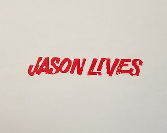 Jason Lives - Freitag der 13. Teil 6 Vinyl Aufkleber