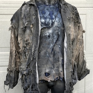 Freddy vs Jason burlap jacket with optional undershirts(PLEASE READ DESCRIPTION!!)