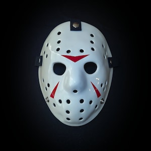 Friday the 13th part 3 clean white hockey mask