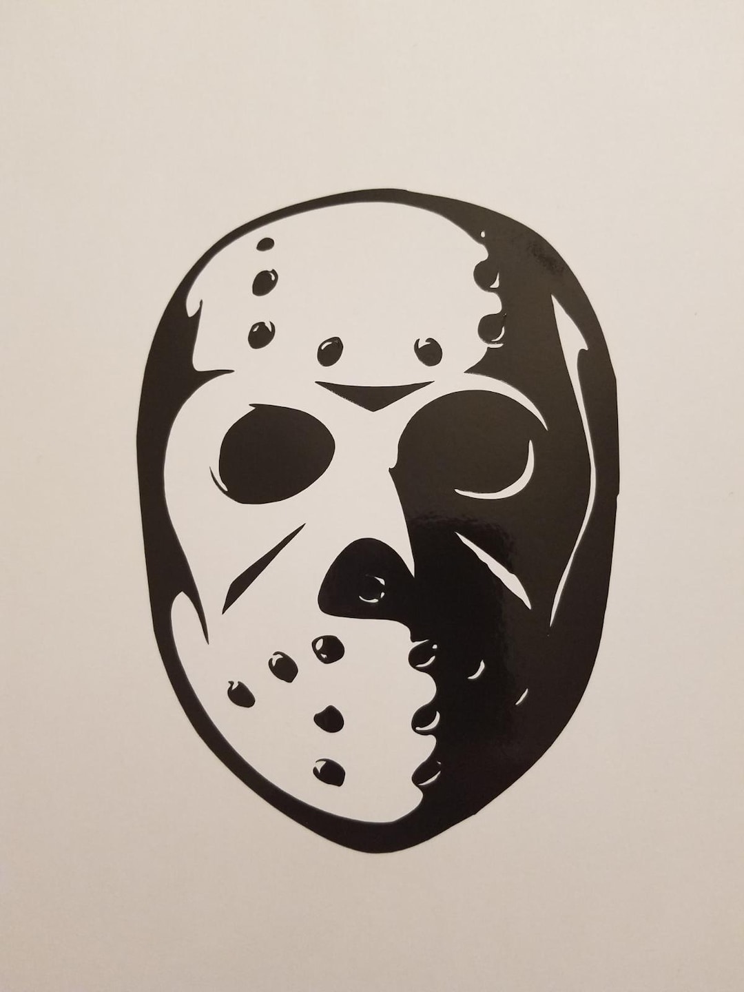Jason Vorhees Friday the 13th Vinyl Window Cling Decal NEW