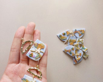Butterfly collection- Polymer Clay earrings - Made in Hong Kong