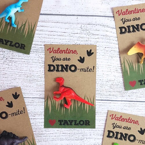 Dinosaur Valentine Card PRINTABLE Dinomite Dinosaur Valentines Etsy Dinosaur Valentine Card PRINTABLE Dinomite Dinosaur Valentines Etsy