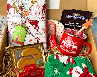 Christmas Blind Date with a Book Box , Christmas Book Gift, Book Lover Bundle Bookworm, Mystery Bookish Gifts for Reader, Romance Thriller