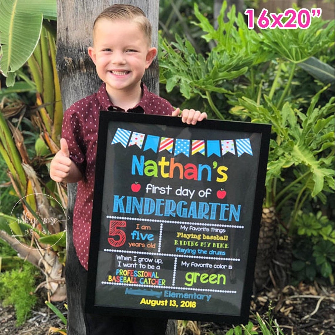 Last Day of Preschool Sign PRINTABLE Last Day of School Etsy